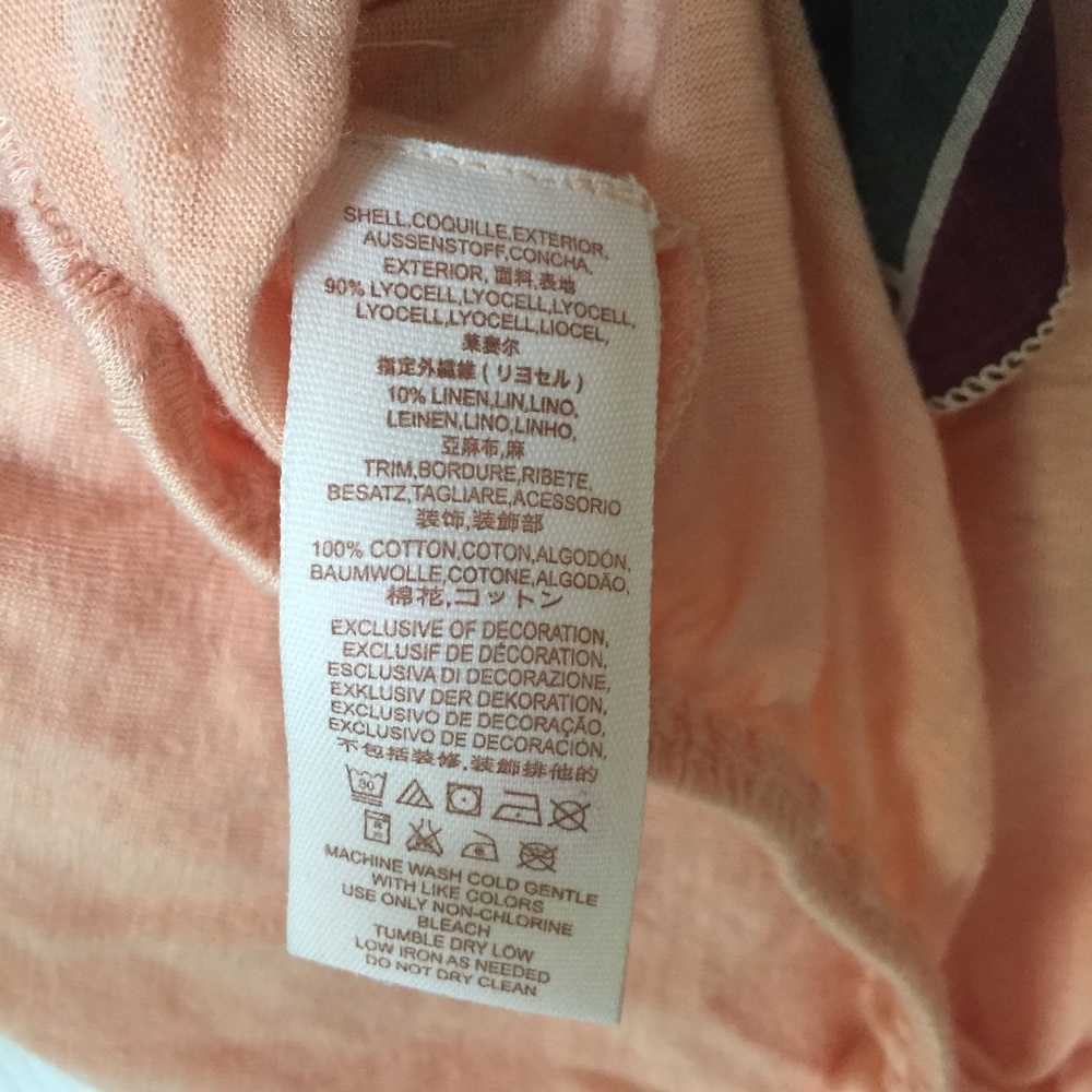 Free People One-Shoulder Peach Ruffle Top - Picture 6 of 8